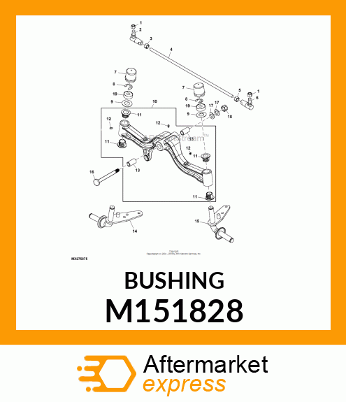 BUSHING, SPINDLE M151828