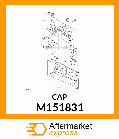 CAP, AXLE M151831