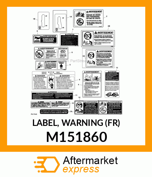 LABEL, WARNING (FR) M151860