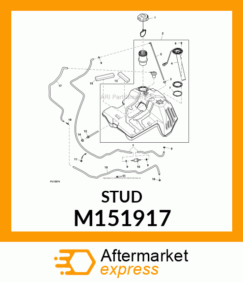 STUD, FUEL M151917