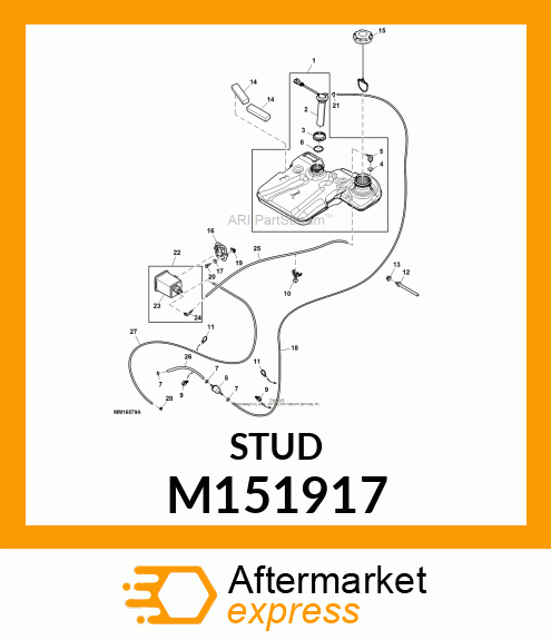 STUD, FUEL M151917