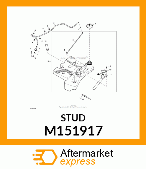 STUD, FUEL M151917