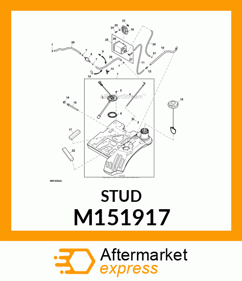 STUD, FUEL M151917