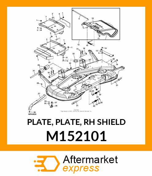 PLATE, PLATE, RH SHIELD M152101