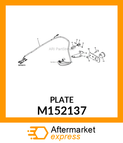 BRACKET, BRACKET, SWITCH M152137