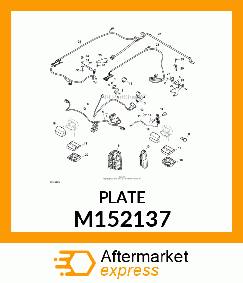 BRACKET, BRACKET, SWITCH M152137