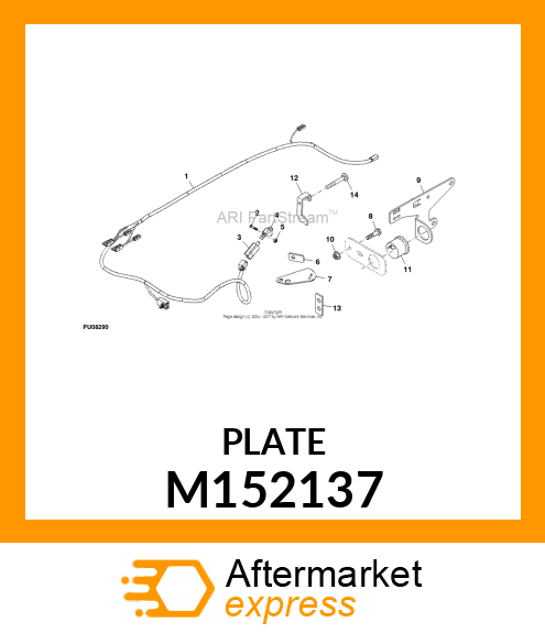 BRACKET, BRACKET, SWITCH M152137