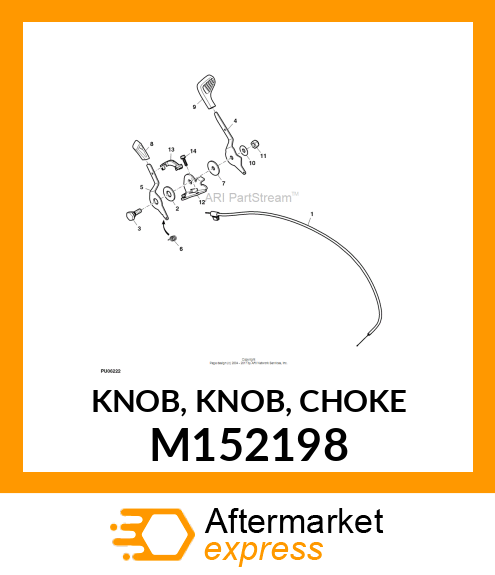 KNOB, KNOB, CHOKE M152198