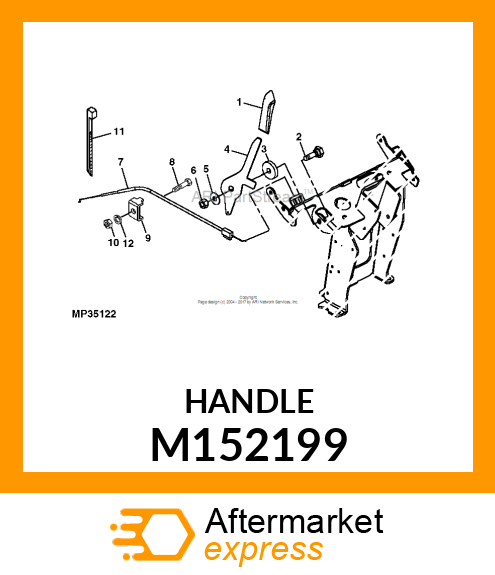 KNOB, THROTTLE M152199