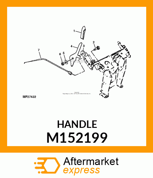 KNOB, THROTTLE M152199