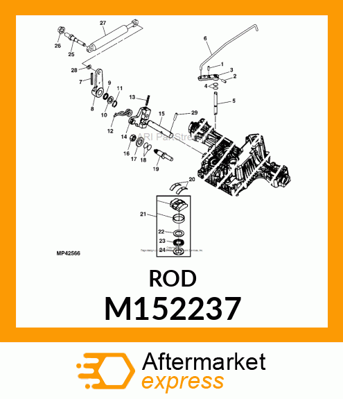 ROD, K46, K58 REAR NUETRAL M152237