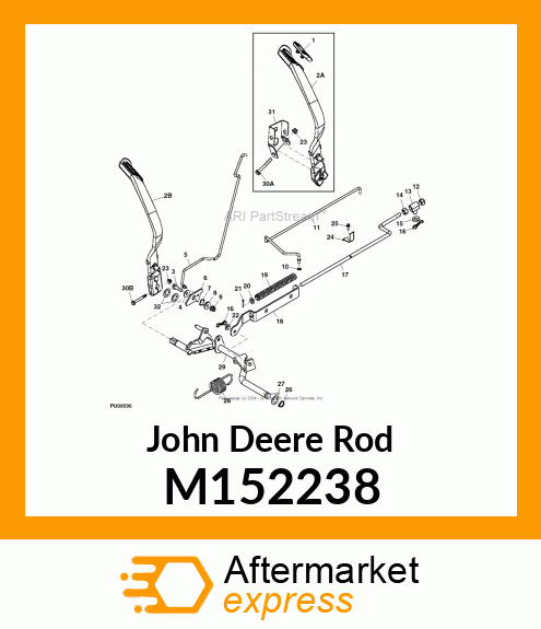 ROD, K72 REAR NUETRAL M152238