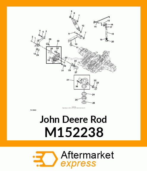 ROD, K72 REAR NUETRAL M152238