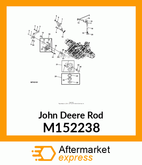 ROD, K72 REAR NUETRAL M152238