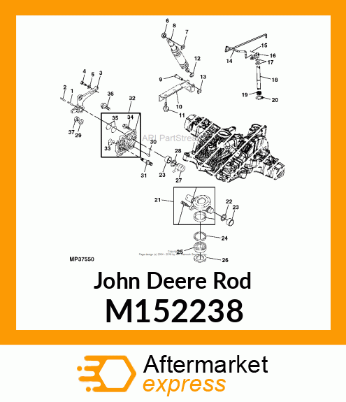 ROD, K72 REAR NUETRAL M152238