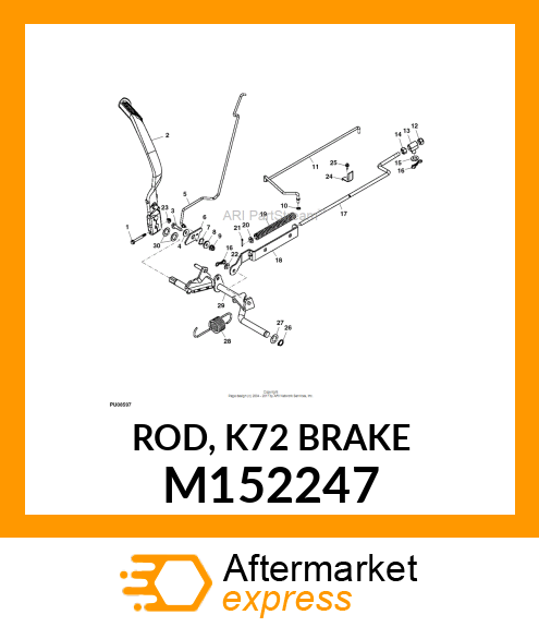 ROD, K72 BRAKE M152247