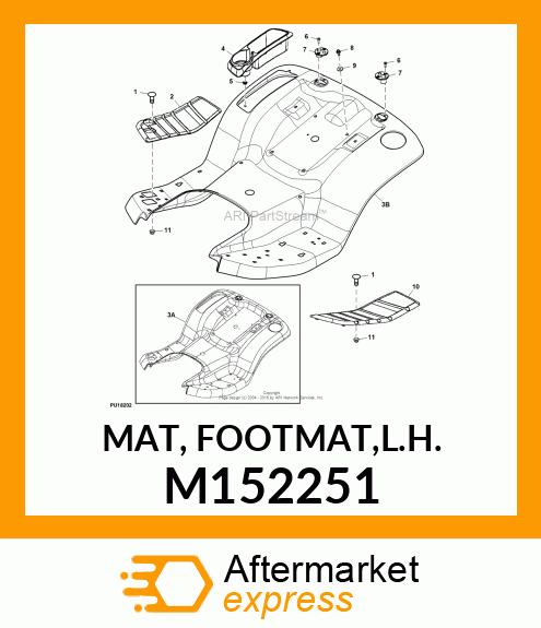 MAT, FOOTMAT,L.H. M152251