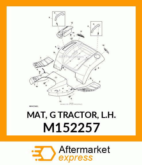 MAT, G TRACTOR, L.H. M152257