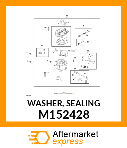 WASHER, SEALING M152428