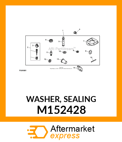 WASHER, SEALING M152428