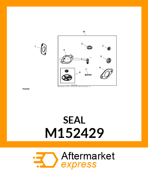 SEAL, CHOKE/THROTTLE M152429