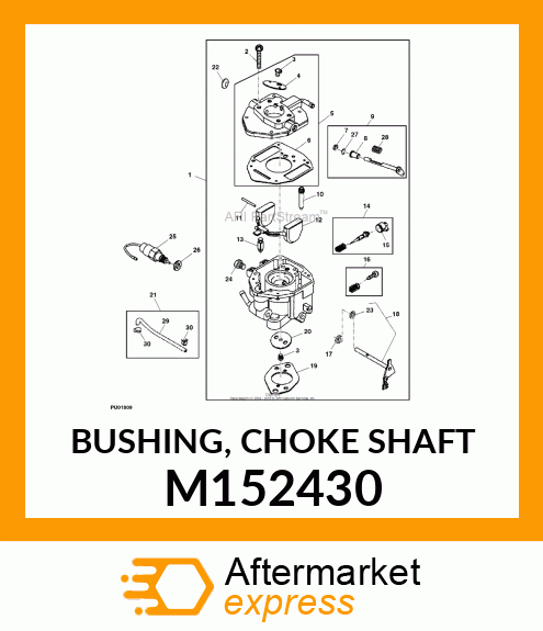 BUSHING, CHOKE SHAFT M152430