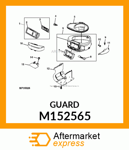 GUARD, GUARD, FLYWHEEL M152565