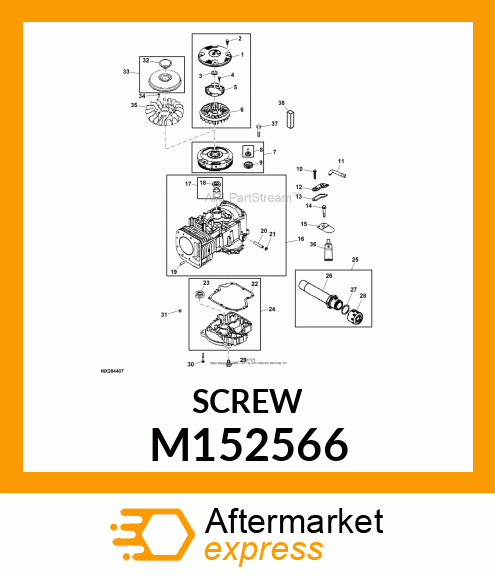 SCREW M152566