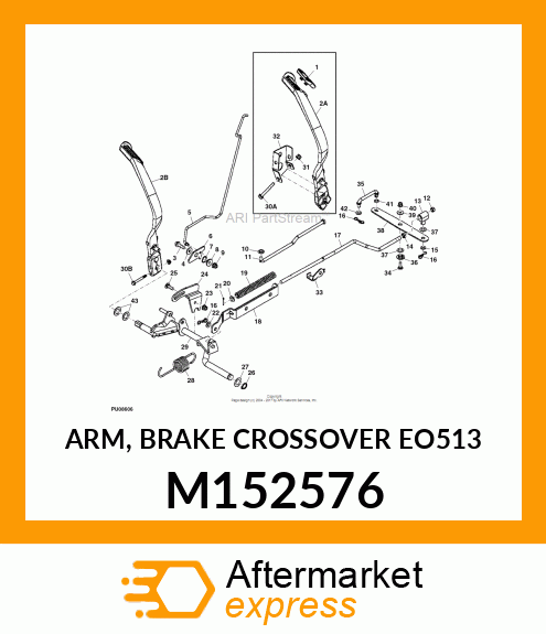 ARM, BRAKE CROSSOVER EO513 M152576