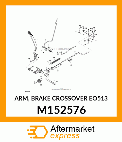 ARM, BRAKE CROSSOVER EO513 M152576