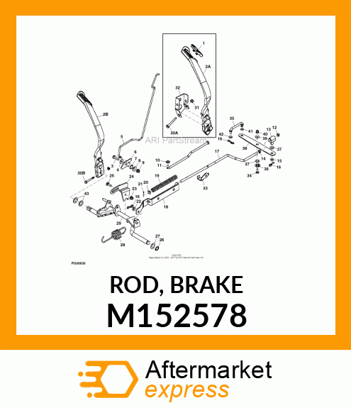 ROD, BRAKE M152578