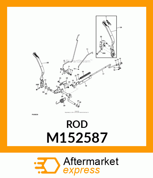 ROD, ROD, BRAKE LATCH M152587