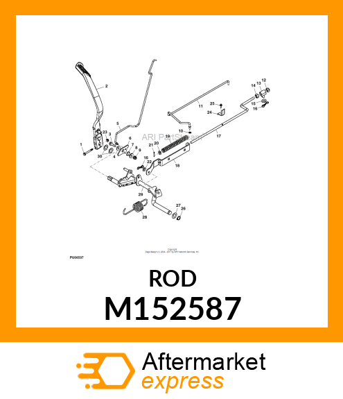 ROD, ROD, BRAKE LATCH M152587