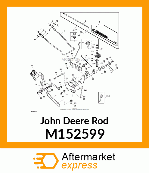 ROD, LIFT LOCK, LIFT SYS, CP M152599