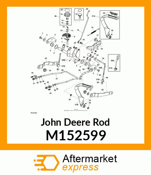 ROD, LIFT LOCK, LIFT SYS, CP M152599