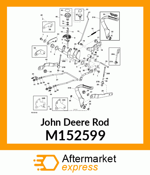 ROD, LIFT LOCK, LIFT SYS, CP M152599