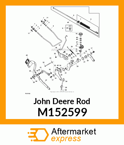 ROD, LIFT LOCK, LIFT SYS, CP M152599