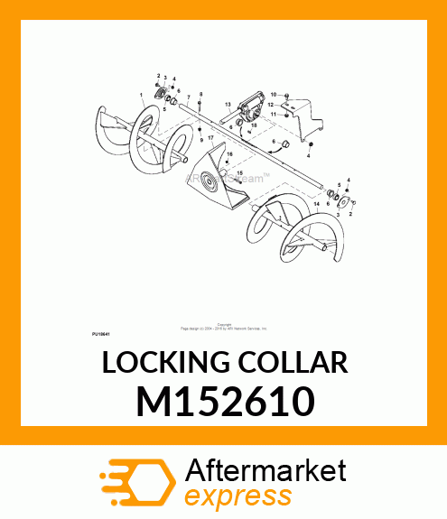 LOCKING COLLAR, COLLAR, LOCKING .75 M152610