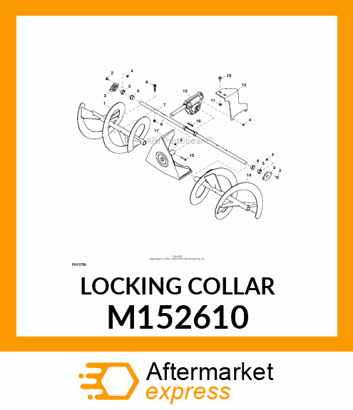 LOCKING COLLAR, COLLAR, LOCKING .75 M152610