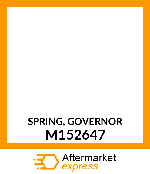 SPRING, GOVERNOR M152647