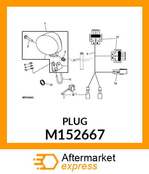 2PK Elec Connector Terminal M152667