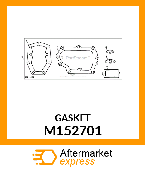 GASKET, VALVE CHAMBER COVER M152701
