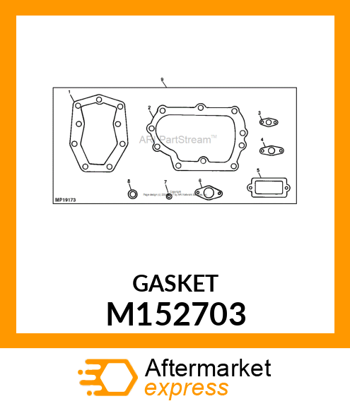 GASKET, AIR CLEANER M152703