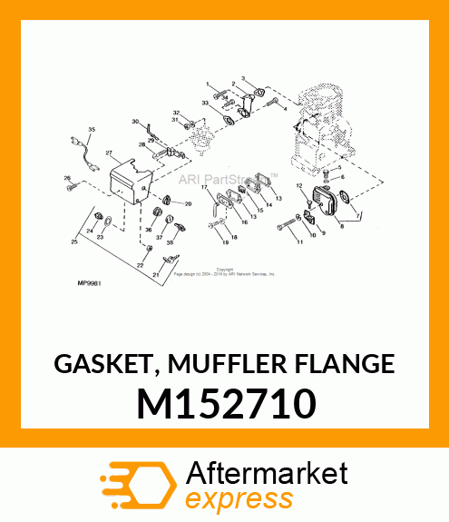 GASKET, MUFFLER FLANGE M152710