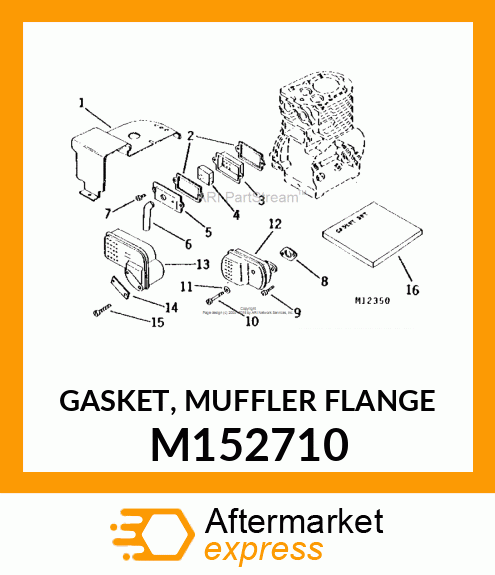 GASKET, MUFFLER FLANGE M152710