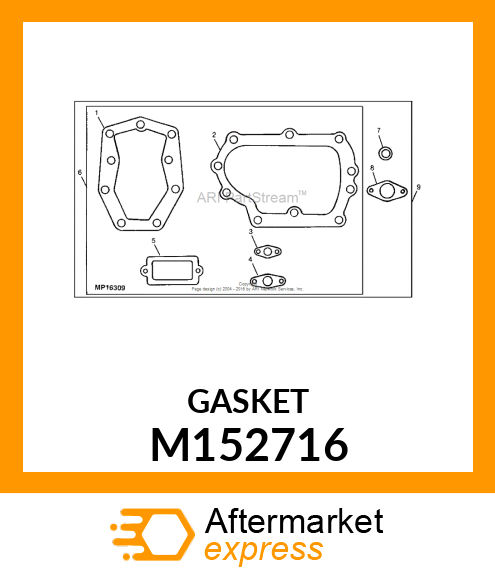 GASKET, CYLINDER HEAD M152716