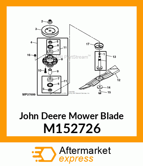 BLADE, 54C HIGH LIFT M152726