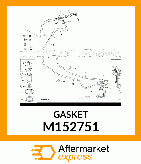 SEAL, FUEL TANK M152751