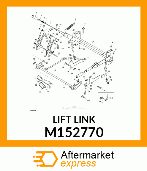 LINK, ADJUSTABLE LIFT M152770