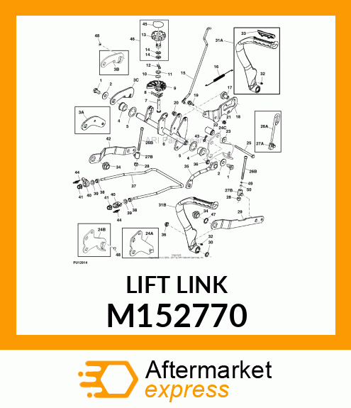 LINK, ADJUSTABLE LIFT M152770